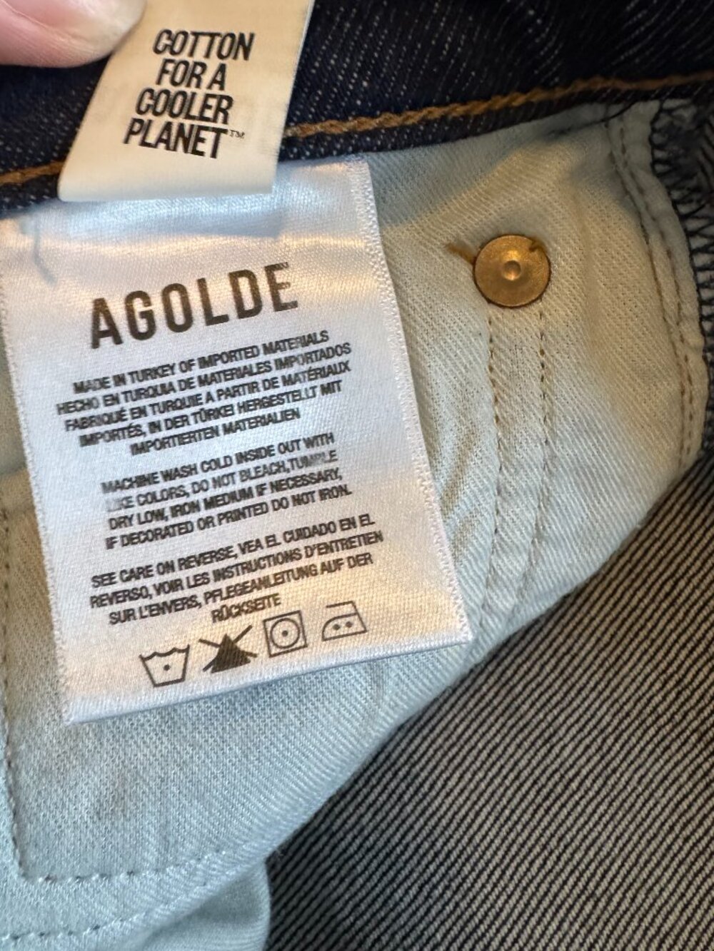 Agolde High Rise Wide Leg Jean - Picture 9 of 13